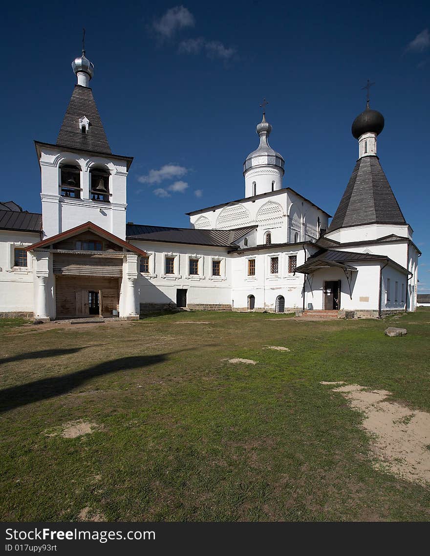 Little monastery in Ferapontovo, Russia