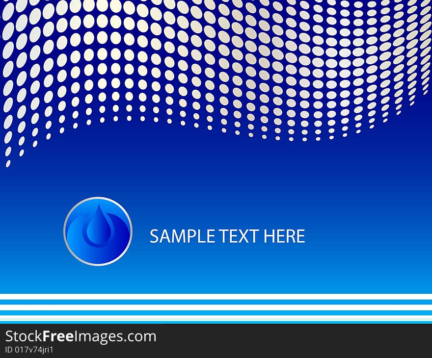 Sample text here- vector illustration