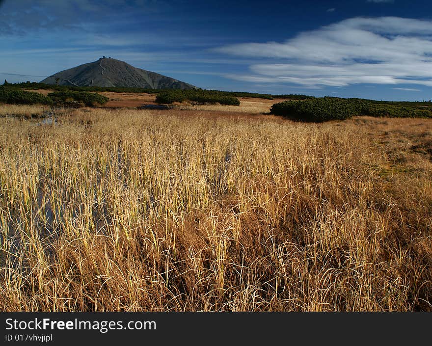 Mountain in the zcech republic. Mountain in the zcech republic