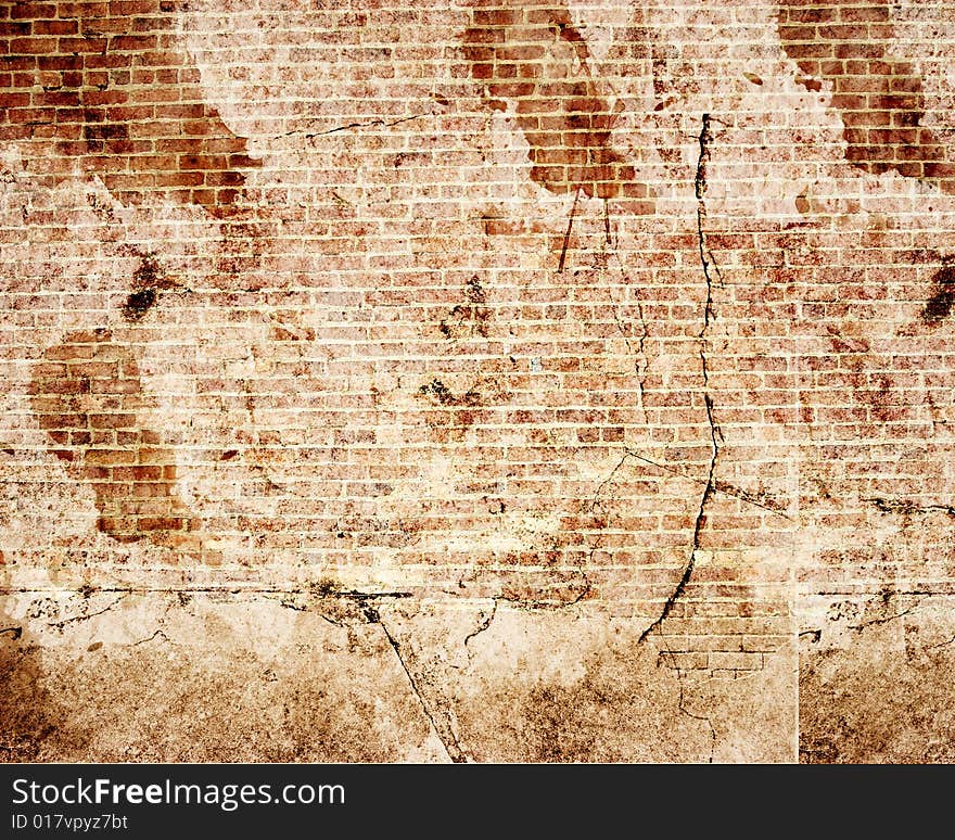 Grunge background with cracks, dirt, stains,floral. Grunge background with cracks, dirt, stains,floral