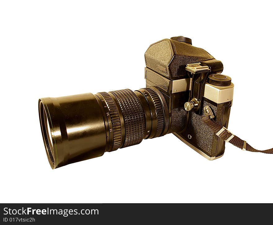 The film camera with an objective Upiter-36B, was issued in the USSR in 1950th years