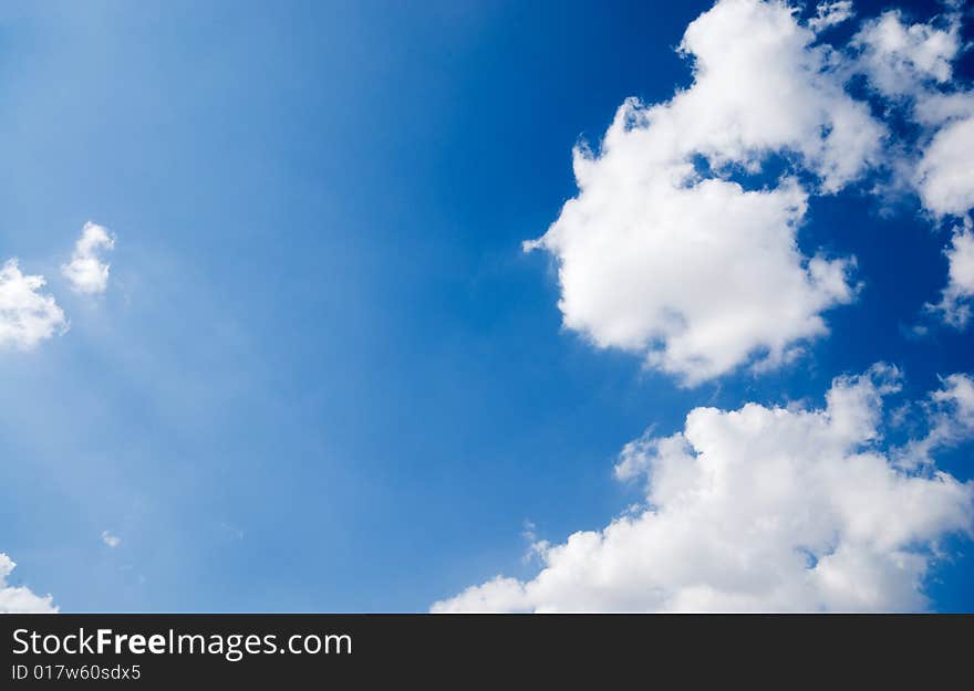 Cloudscape And Blue Sky