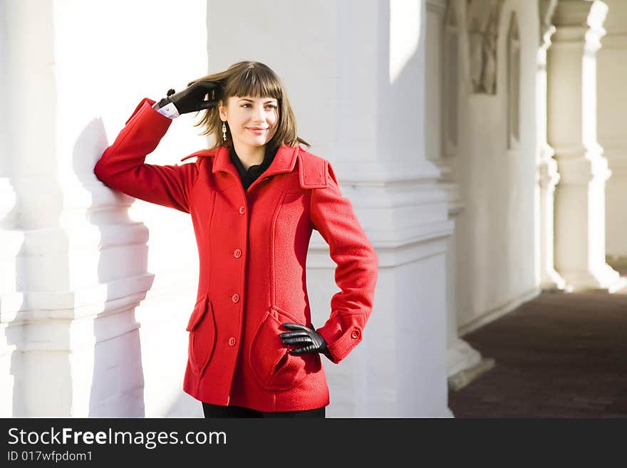 Smiling Woman In The Park