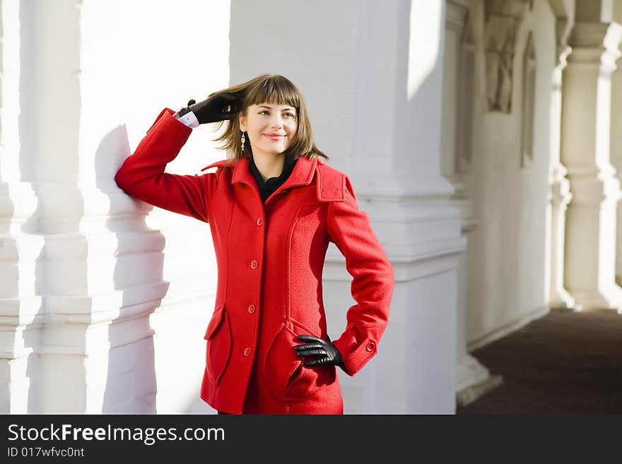 Young Pretty Woman Portrait Outdoors