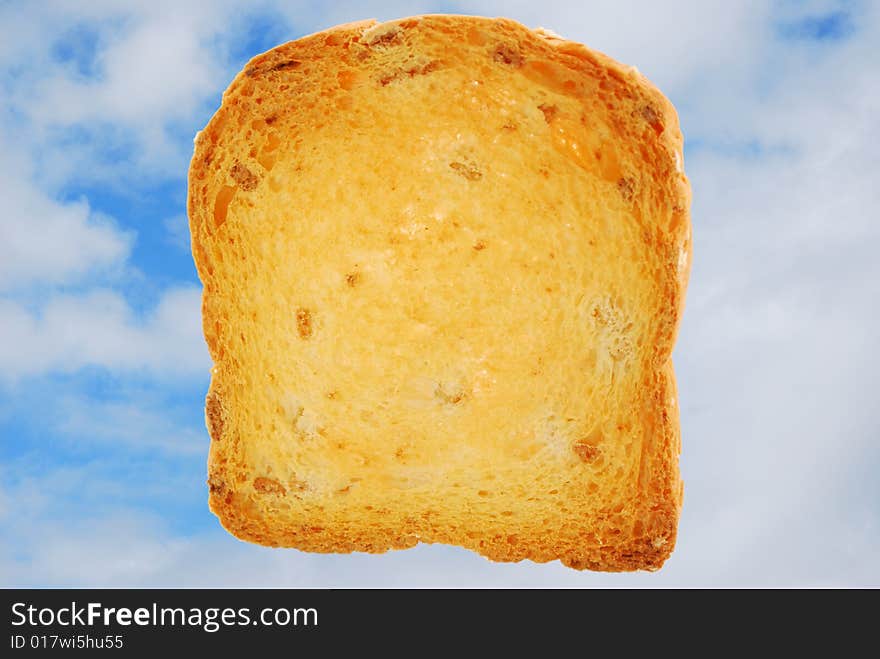 A bread slice for breakfast