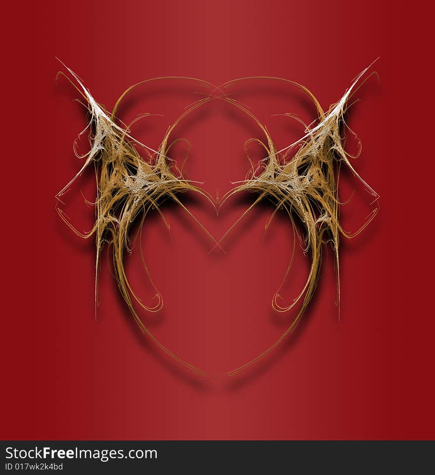 Fractal Filigree Heart