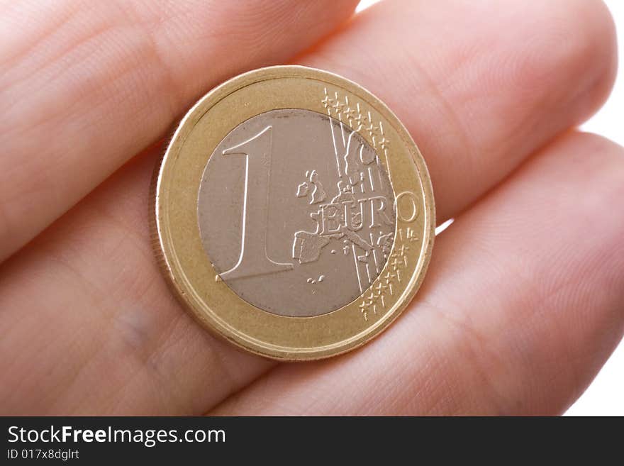 One Euro close up