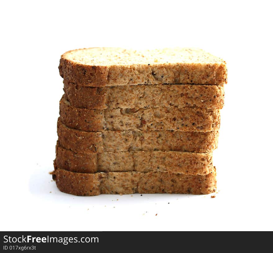 A close up of freshly baked bread. A close up of freshly baked bread