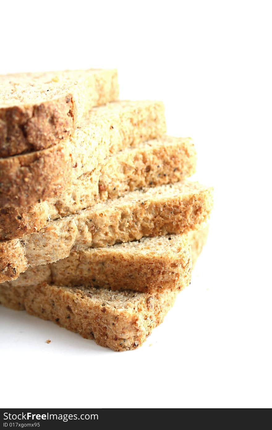 A close up of freshly baked bread. A close up of freshly baked bread