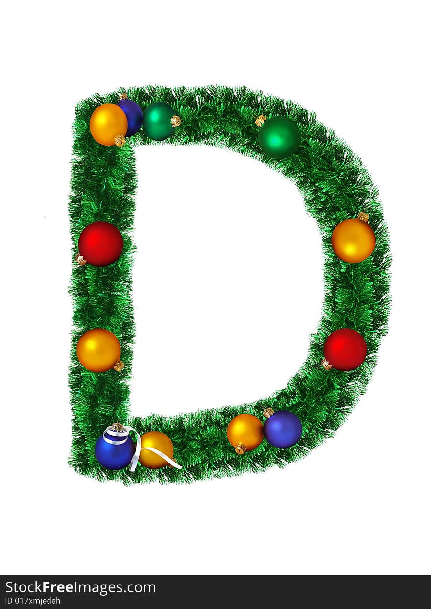 Christmas Alphabet - D