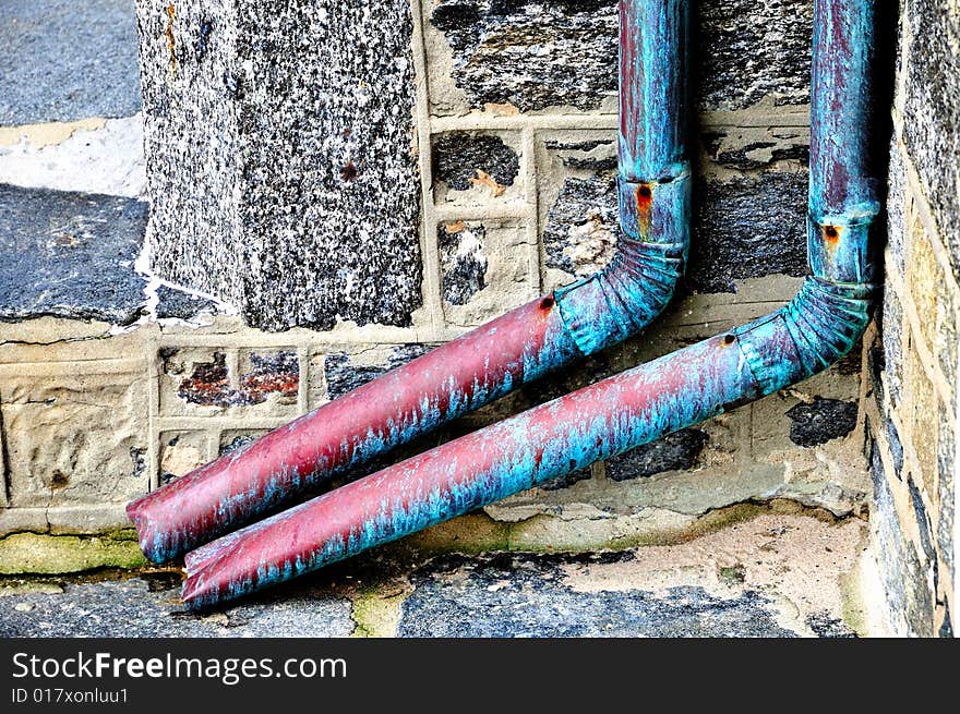 Colorful Drainpipes