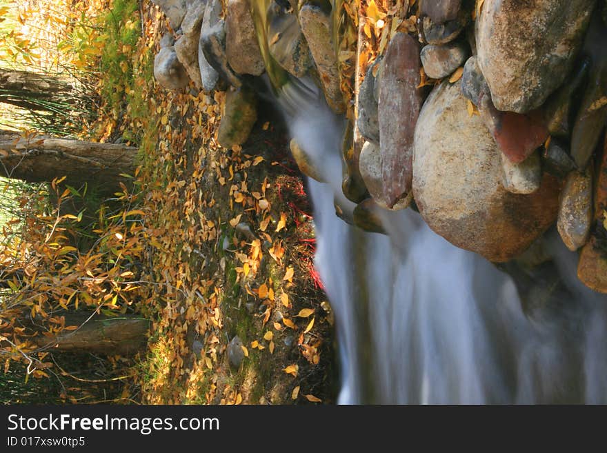 Water Fall in Salt Creek. Water Fall in Salt Creek