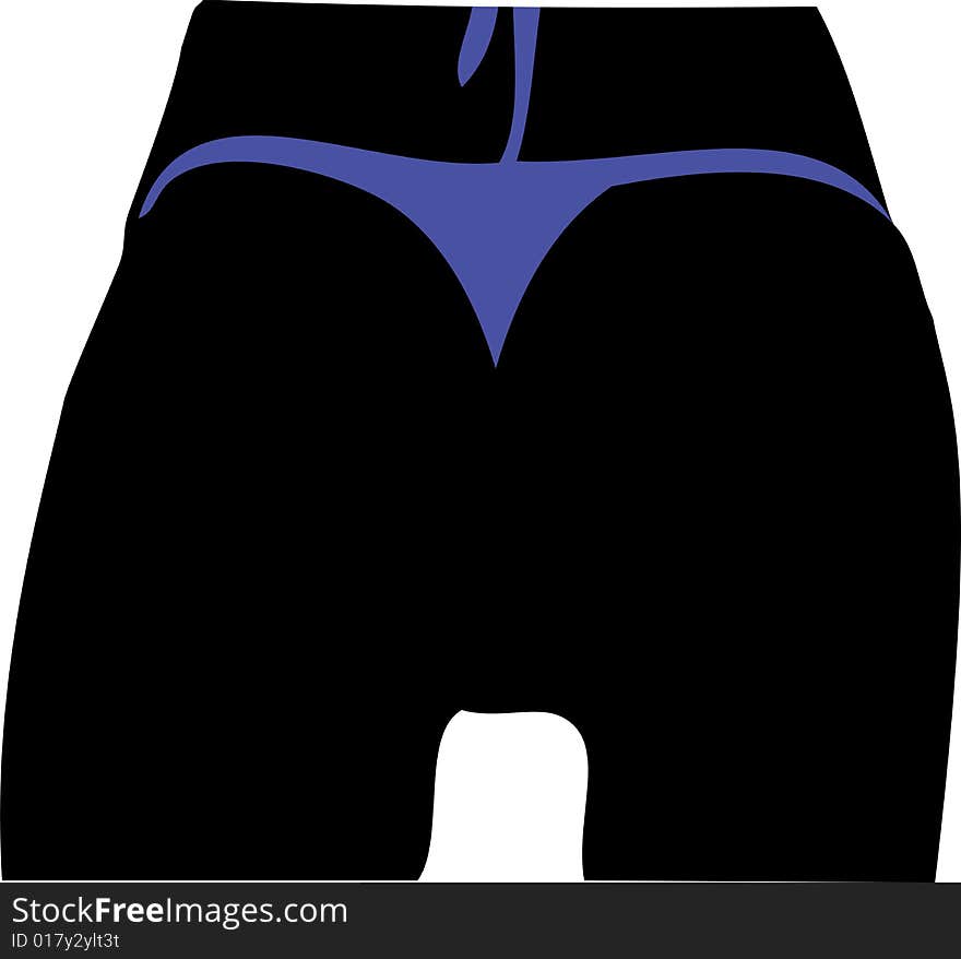 Illustration of a sweet g-string