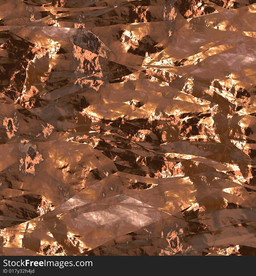 High resolution gold foil surface