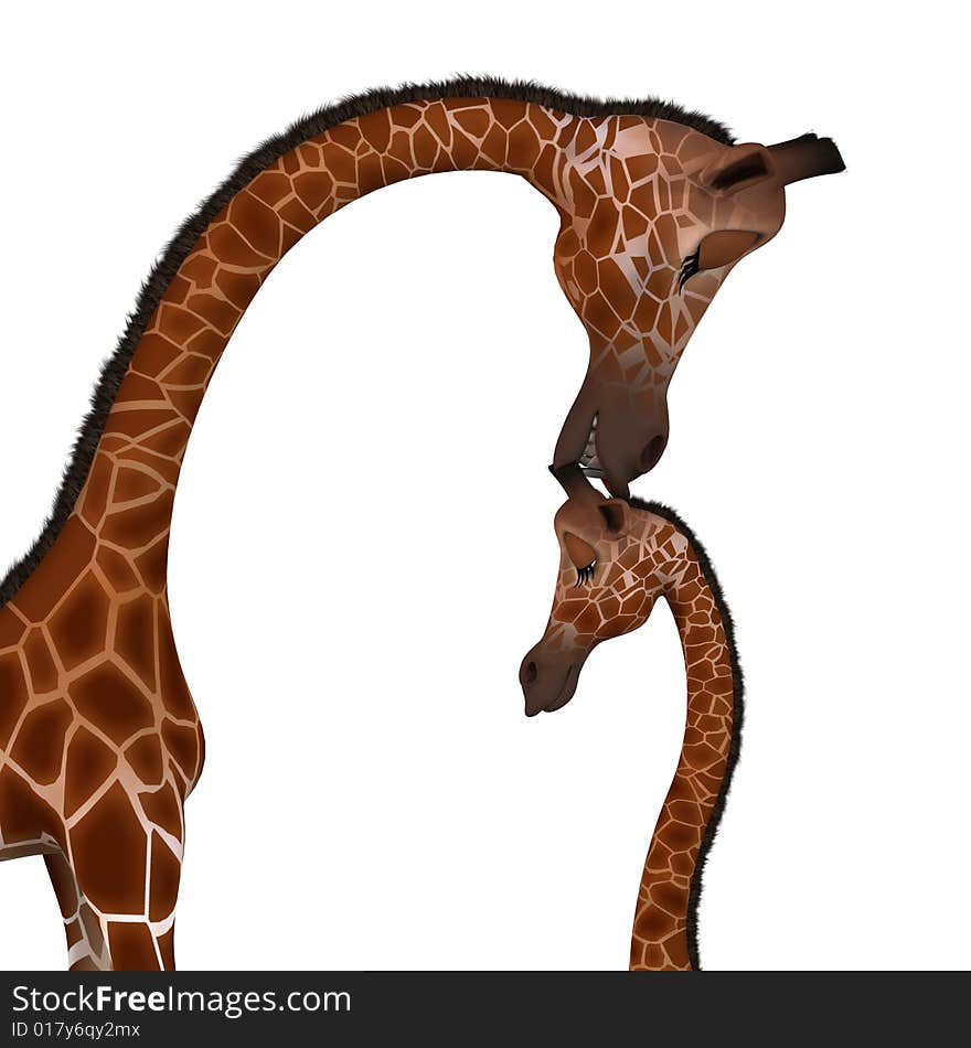 Cute Giraffe With A Funny Face - Lovely