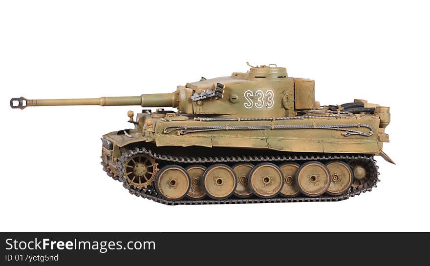 Model of Tiger tank