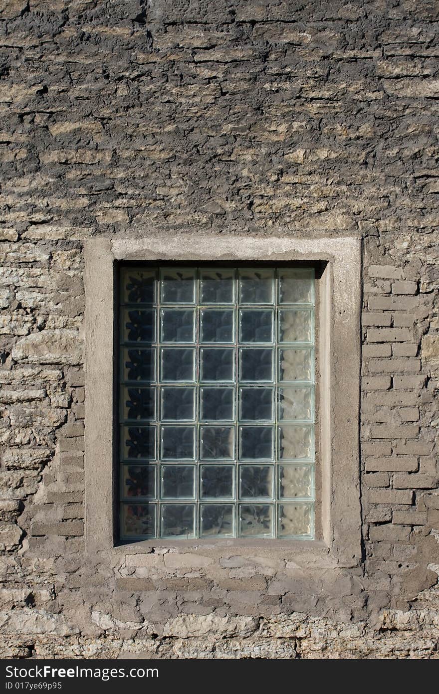 Rock wall with window. Detailed background. Rock wall with window. Detailed background.