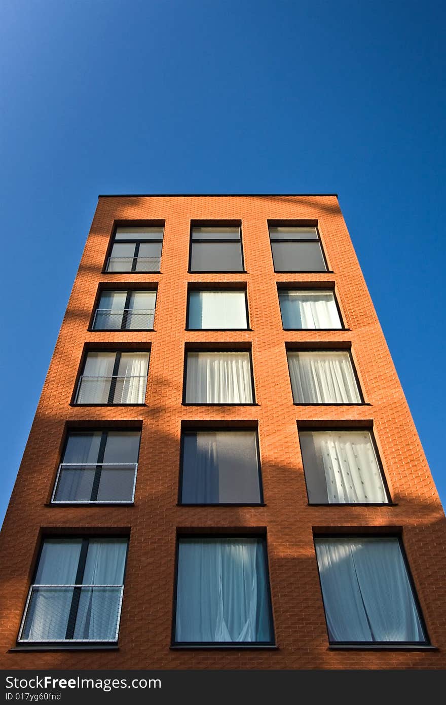 Brick Building Blue Sky