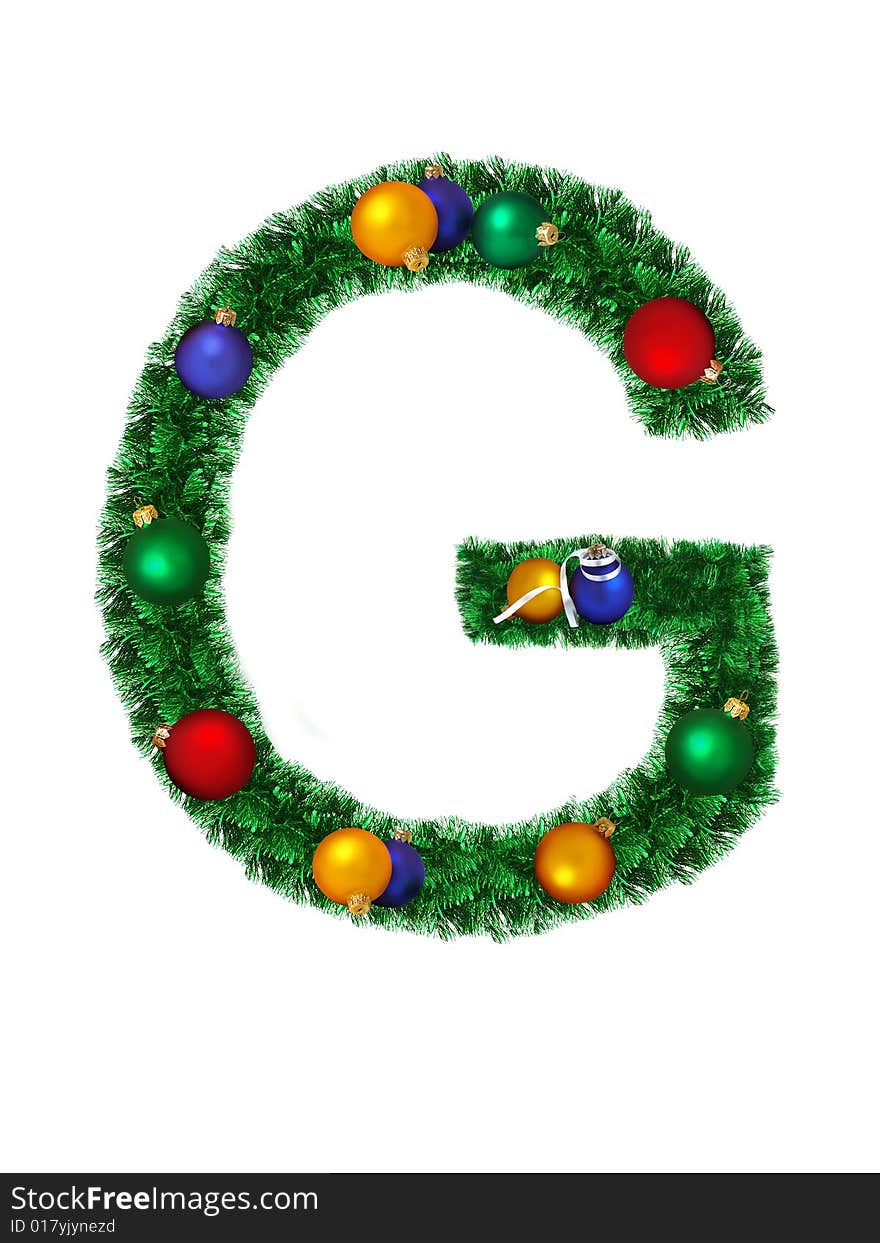 Christmas alphabet - G