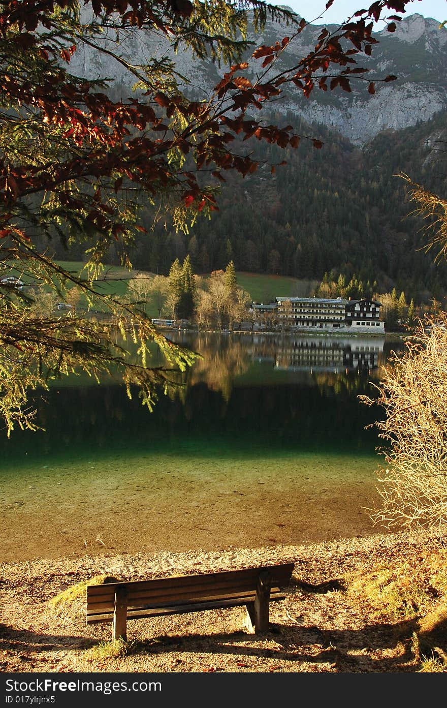 Lake hintersee, Bavaria, Germany