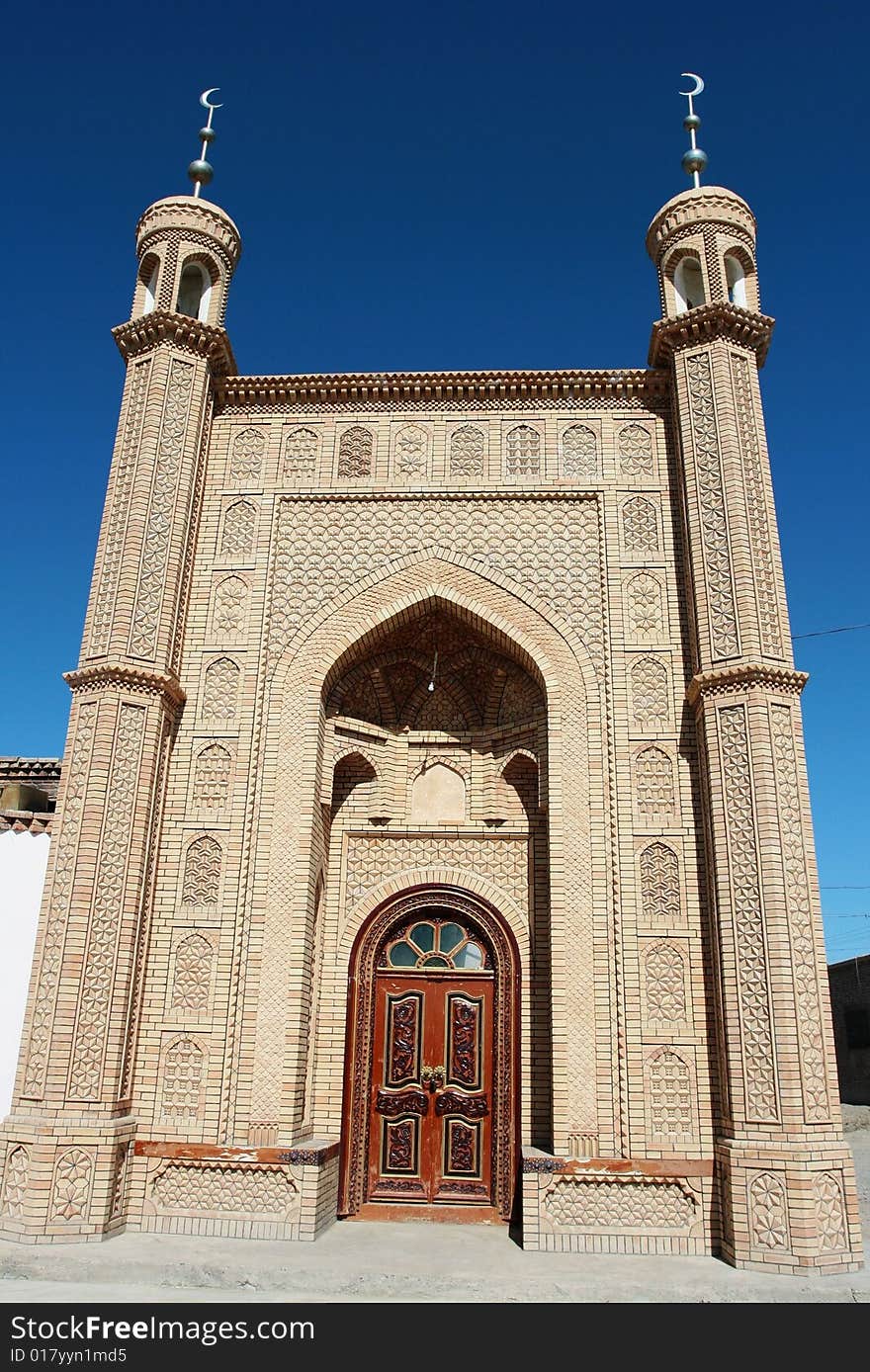 One of the mosques in Xinjiang, China.