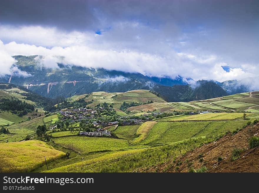 Chinese rural scenery