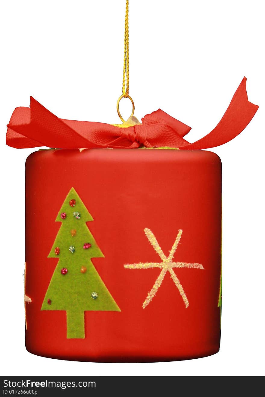 Cylindrical Christmas Ornament