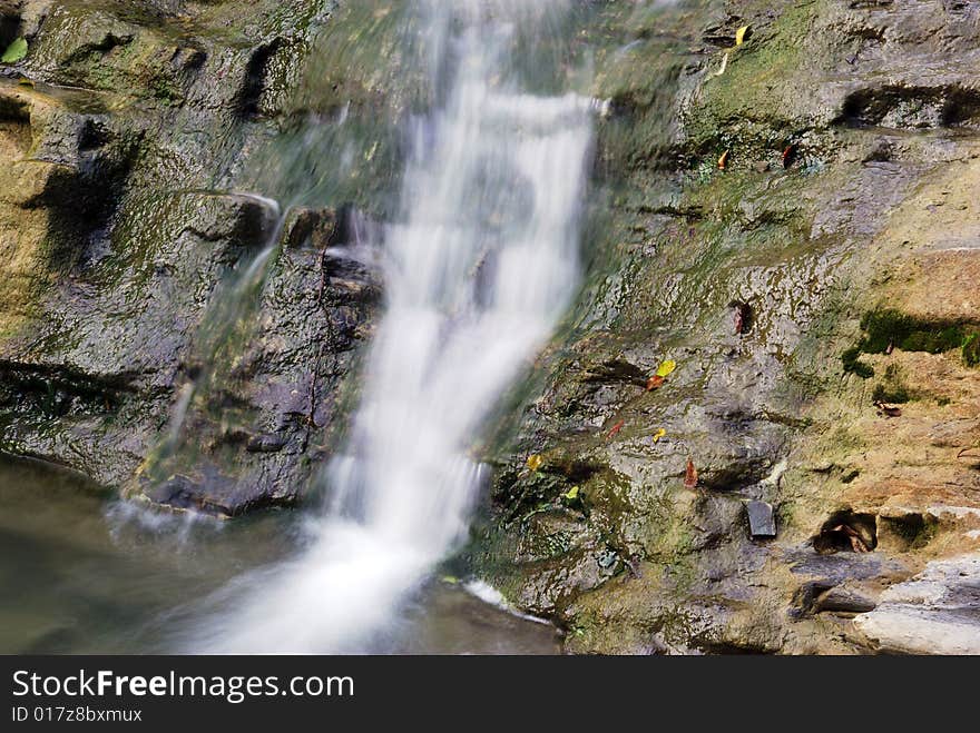 Small Waterfall. Horizontal.