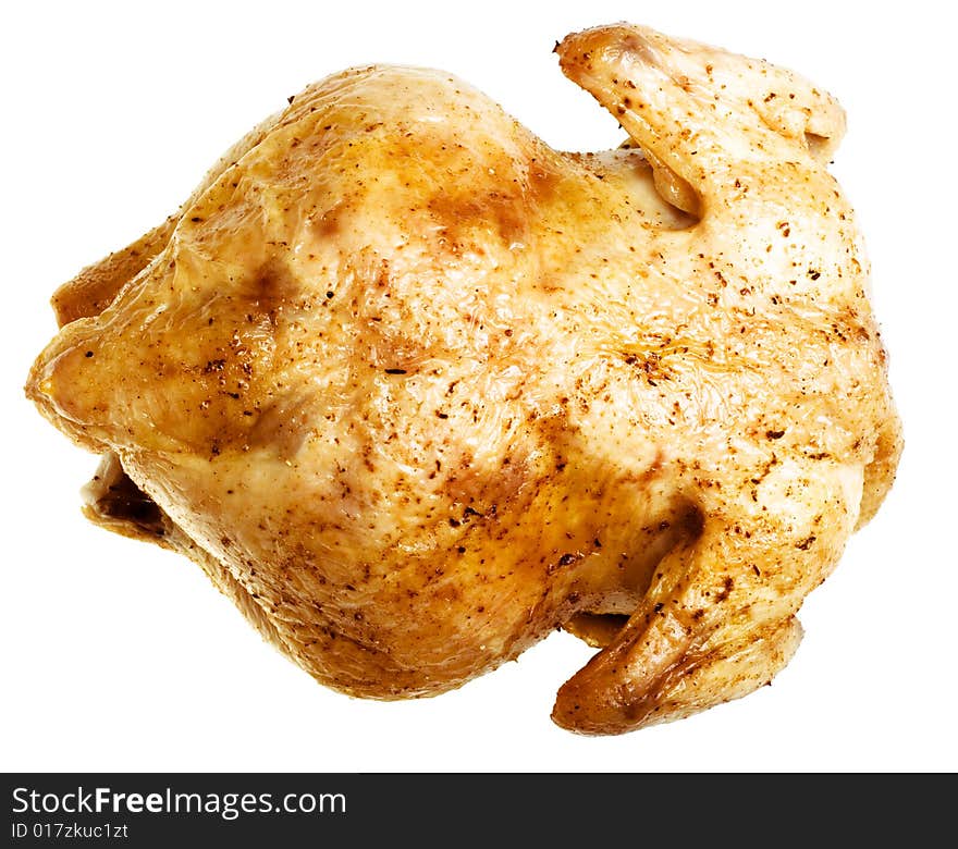 Chicken isolated on white background