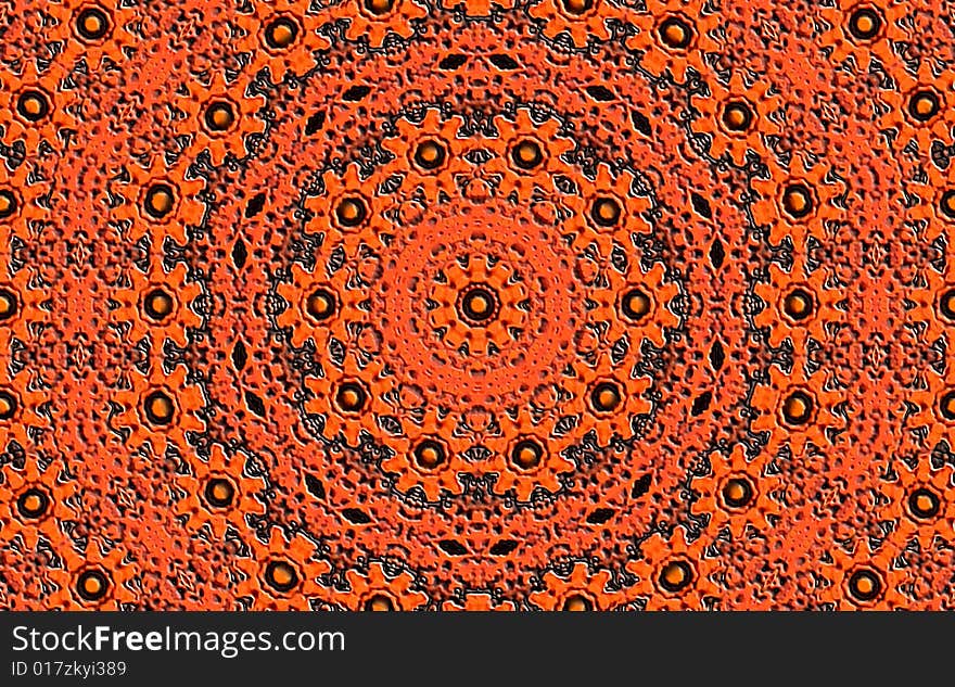 Orange abstract