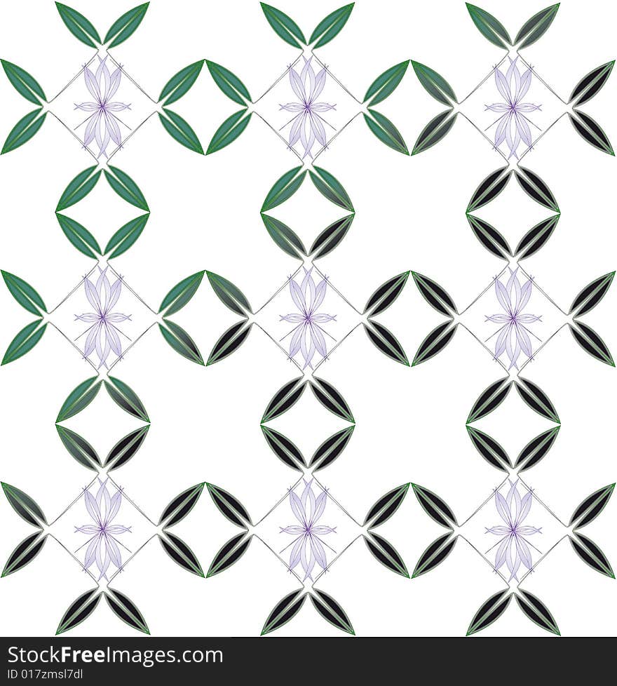 Decorative pattern for wallpapers or fabric. White background. Decorative pattern for wallpapers or fabric. White background.