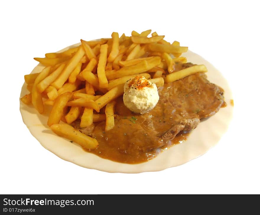 Steak and fries