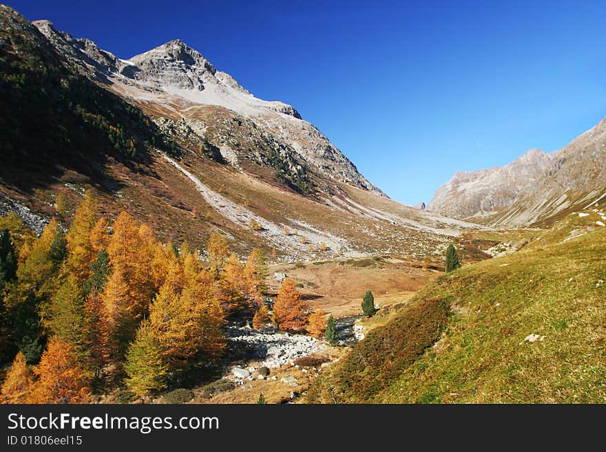 Swiss Alps, Julierpass 2284 m. Swiss Alps, Julierpass 2284 m