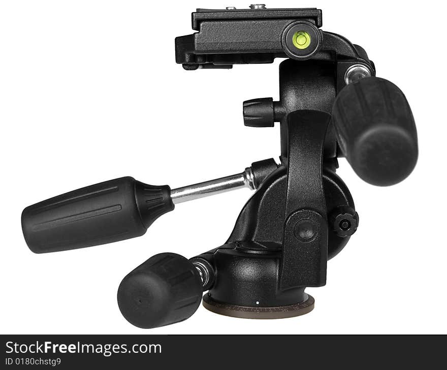 Classical Manfrotto tripod head professional photo 3D. Classical Manfrotto tripod head professional photo 3D