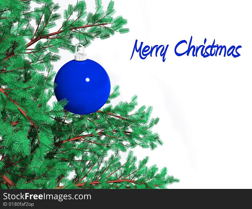 Detail of a christmas tree. FIND MORE christmas decorations in my portfolio