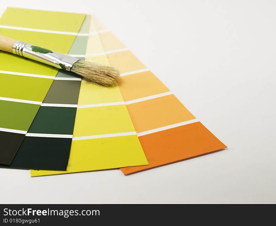 Homeimprovement color tools with white background