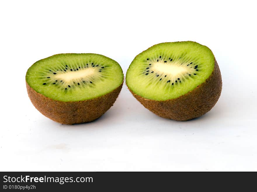 Kiwi fruit isolated on white background. Kiwi fruit isolated on white background