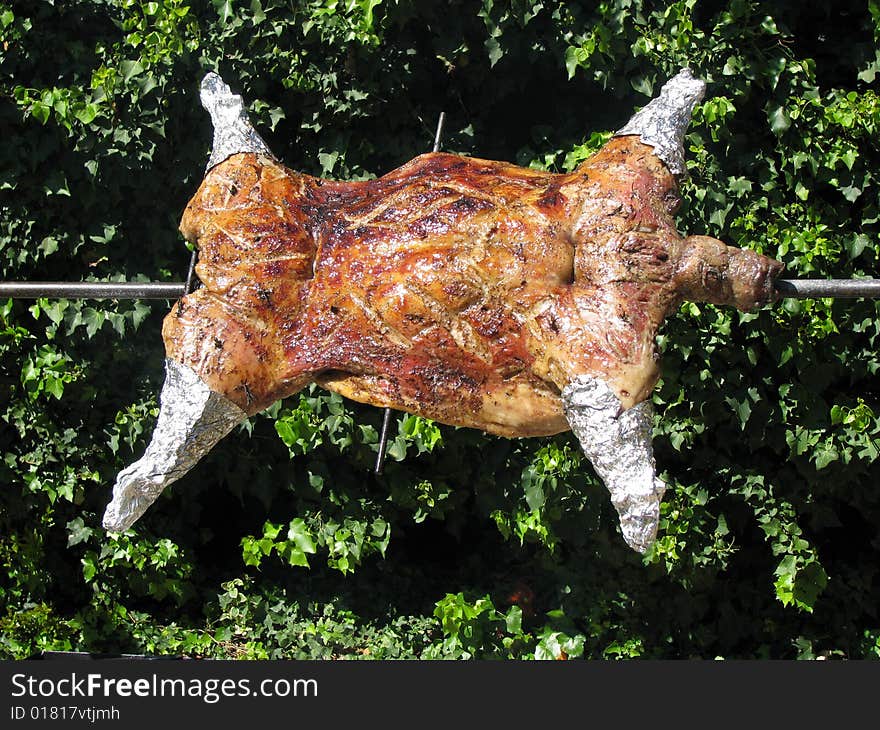 Lamb On A Spit