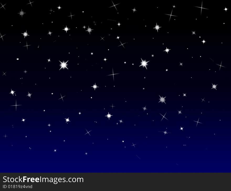 Sparkly starry background for designs