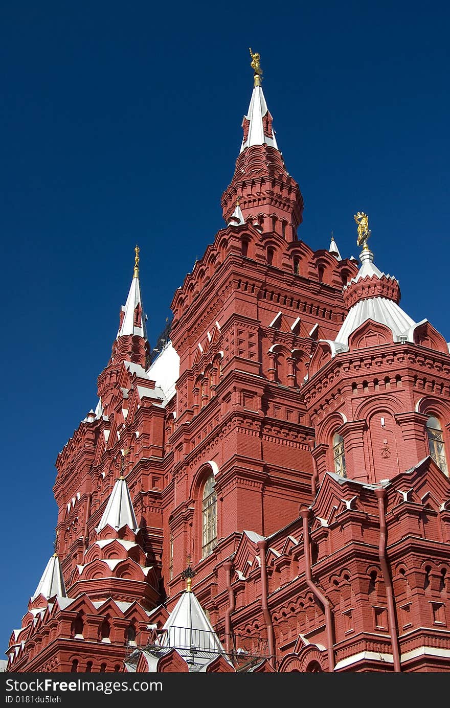 History Museum at the Red Square in Moscow