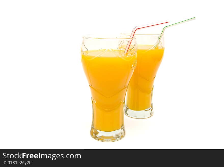 Two glasses of orange