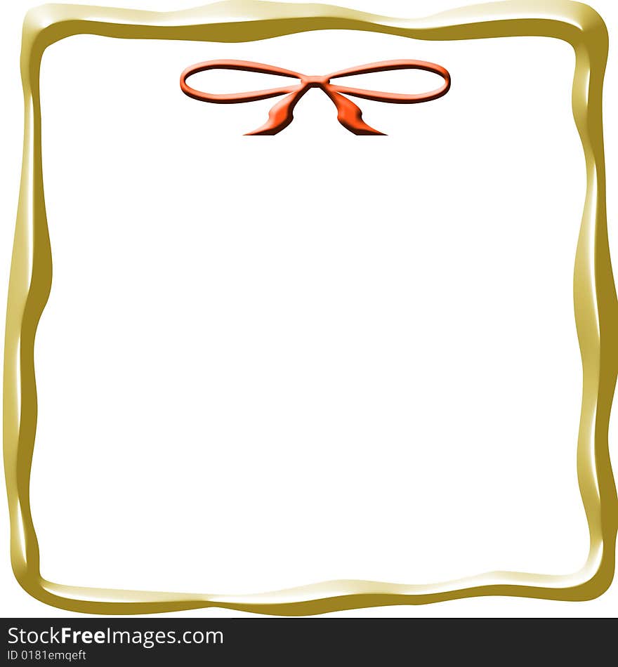 Large golden frame perfect for use with any picture and any background. Large golden frame perfect for use with any picture and any background