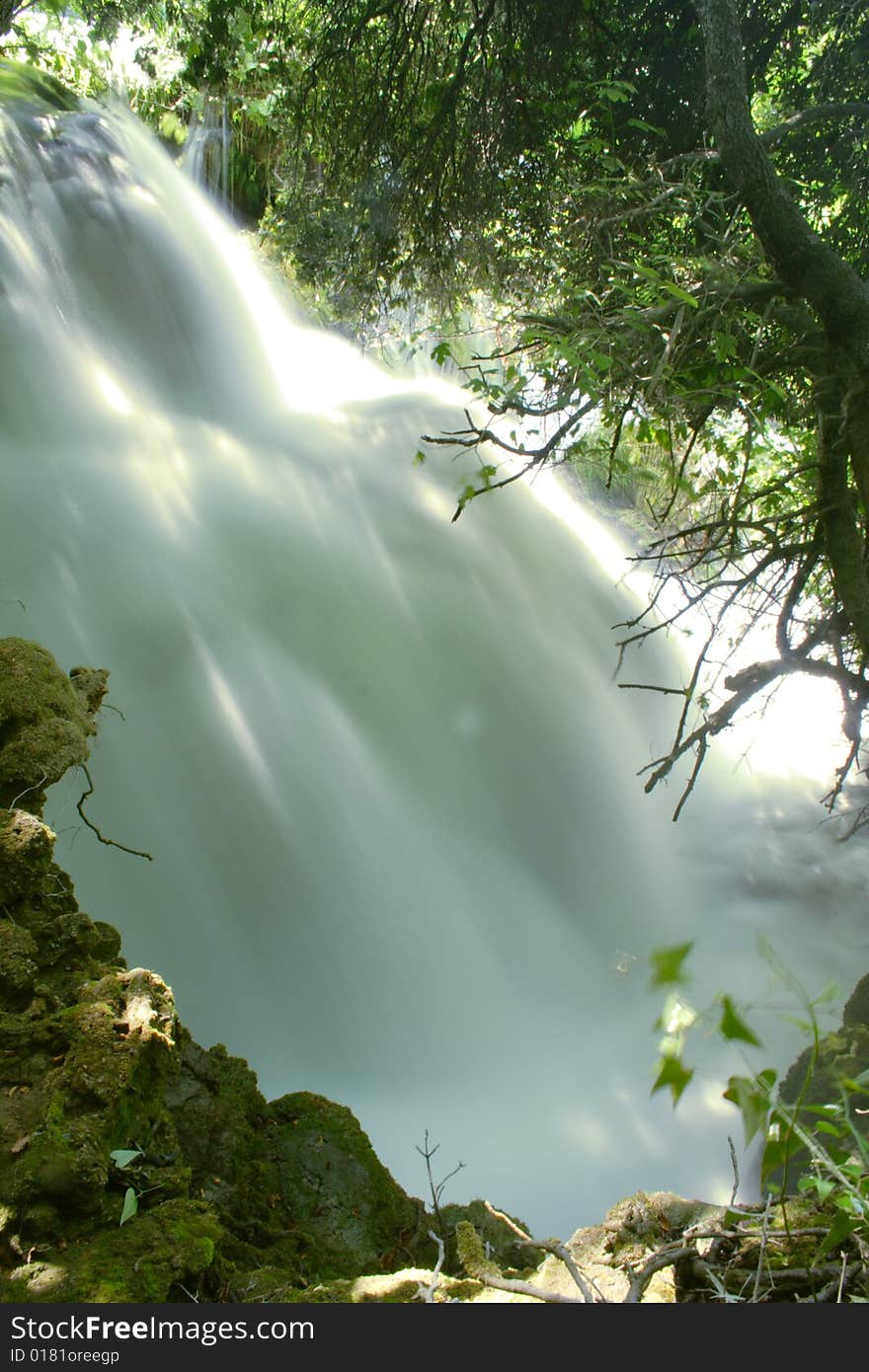 Waterfall in KRKA National Park, Croatia