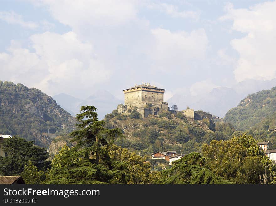 Castle In Italy, Aosta