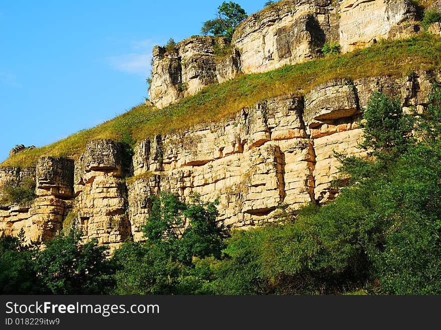 Mountain landscape, the nature of caucasus