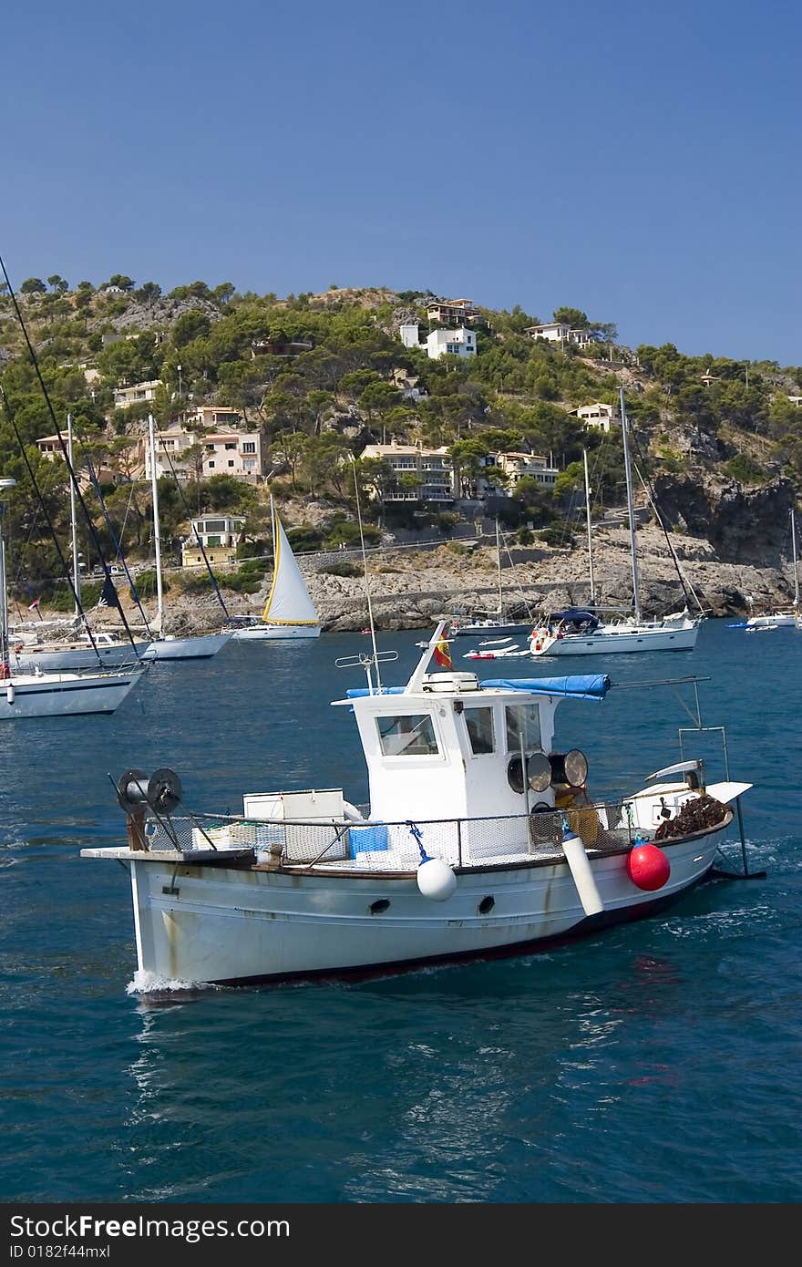 Fishing Boat on Majorca island - Spain - Europe