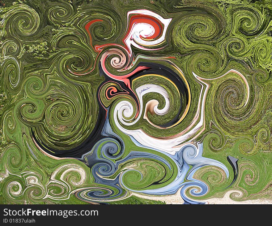 Abstract twirl background 5