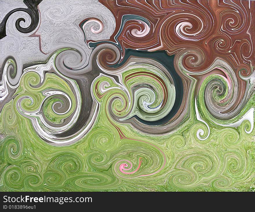 Abstract twirl background 12