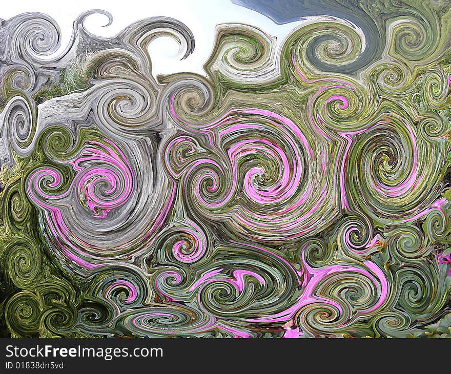 Abstract Twirl Background 14