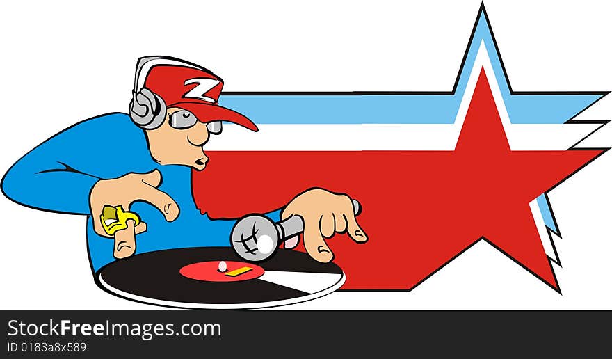 Cartoon Dj